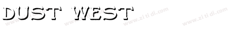 DUST WEST字体转换